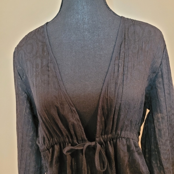 GEORGE Swimsuit Cover-up, Black, Size Small - Picture 3 of 10